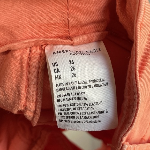 American Eagle salmon pink shorts - Picture 8 of 8